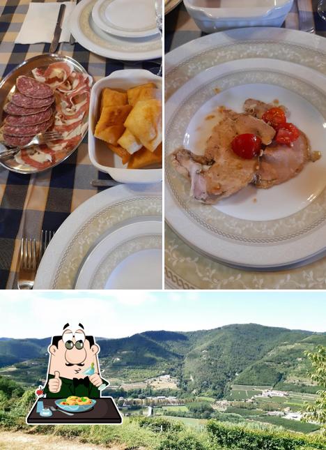 Tra le diverse cose da Agriturismo La Rocca si possono trovare la cibo e esterno