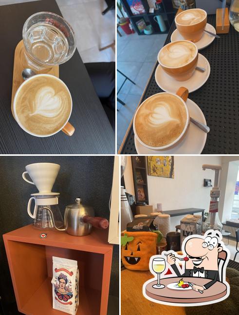 La cibo e interni del ristorante