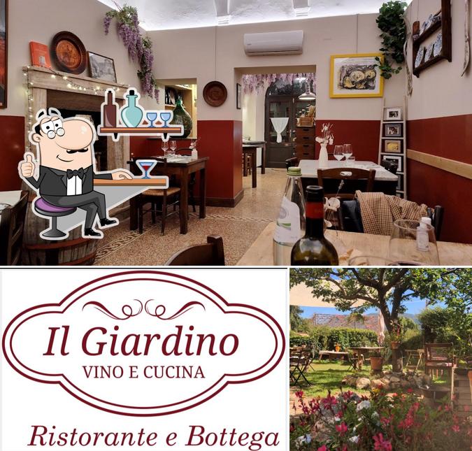 Dai un'occhiata agli interni di Il Giardino-vino e cucina-