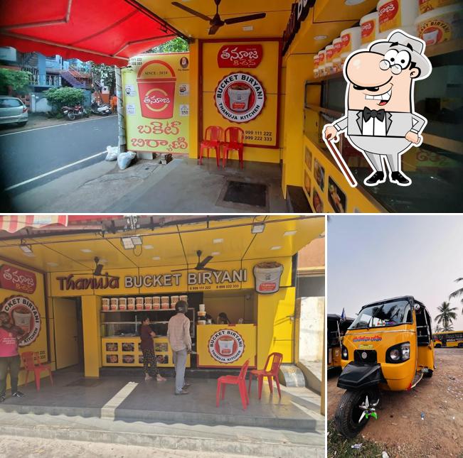 The image of exterior and interior at MANASA KITCHEN