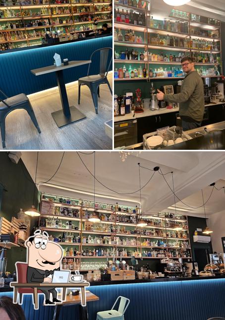 Gli interni di Melty Cocktail Club