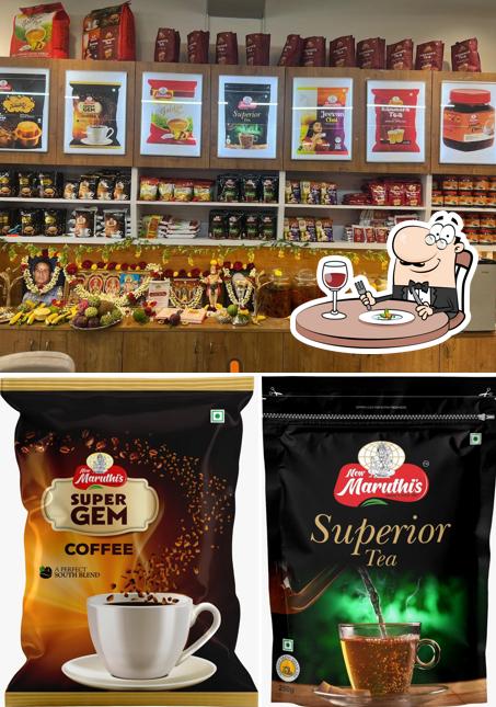 Food at New Maruthi Coffee World