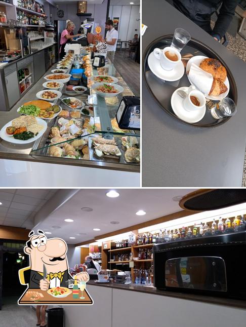 Bar Anna si caratterizza per la cibo e bancone da bar