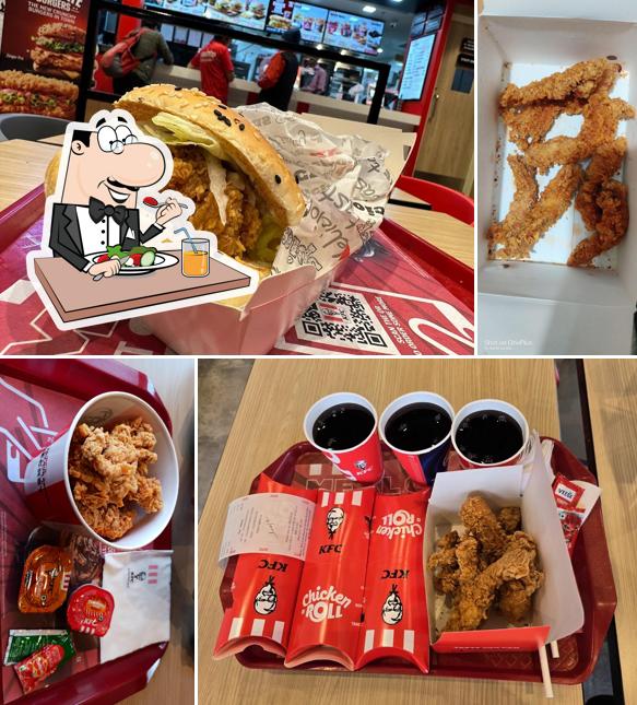 Pulled pork sandwich at KFC