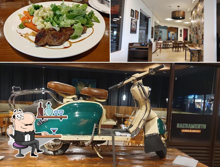 Esta é a foto apresentando interior e exterior no Restaurante Sacramento