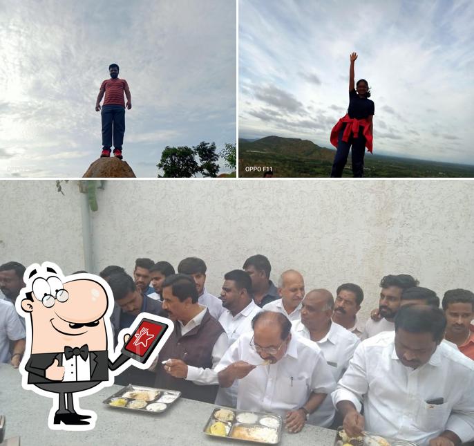 The picture of Indira Canteen’s exterior and interior