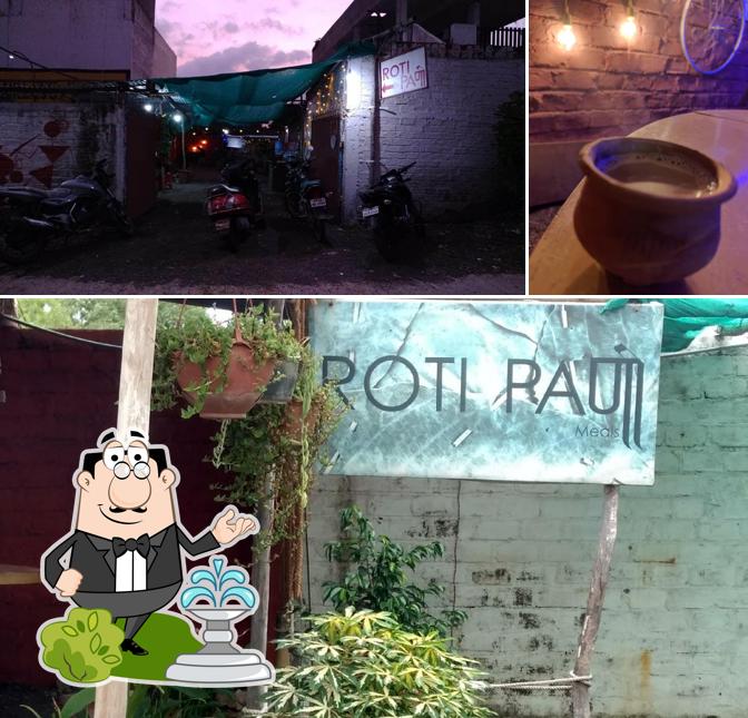 Among various things one can find exterior and beverage at Rotipani