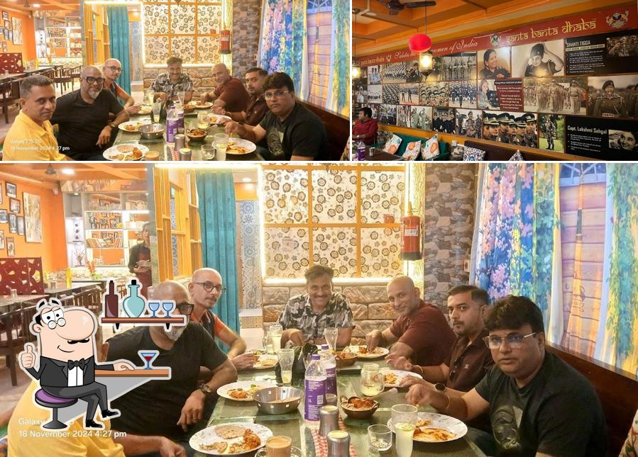 The interior of Santa Banta Dhaba