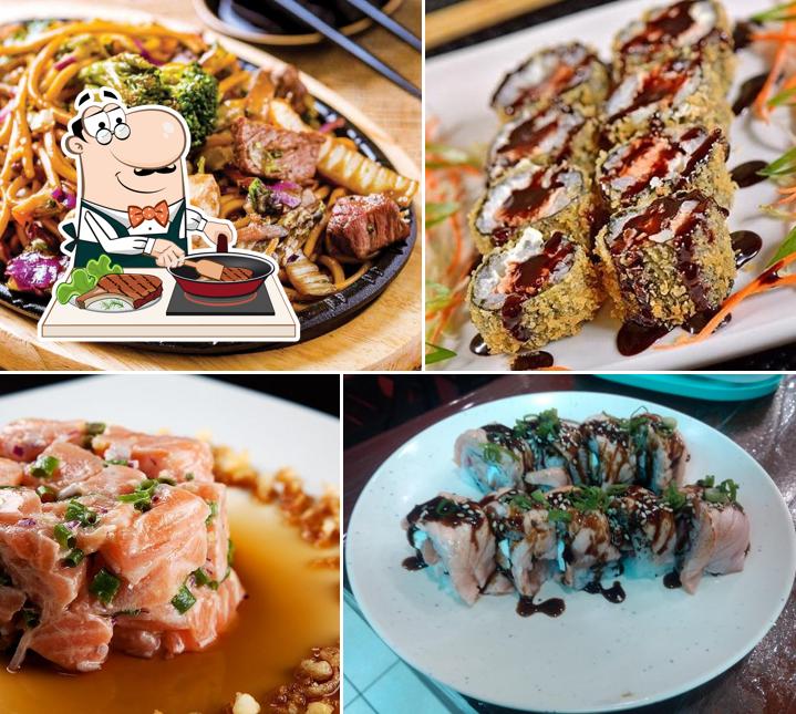 Miyake Sushi - Restaurante, Buffet Em Domicílio E Cursos oferece pratos de carne