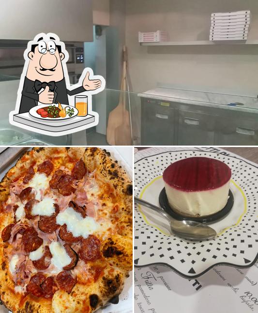 Tra le varie cose da 902 Pizzeria da Asporto si possono trovare la cibo e interni