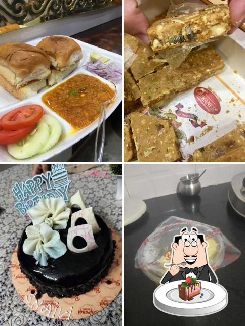 Chocolate cake at Bajrang's Bikaner