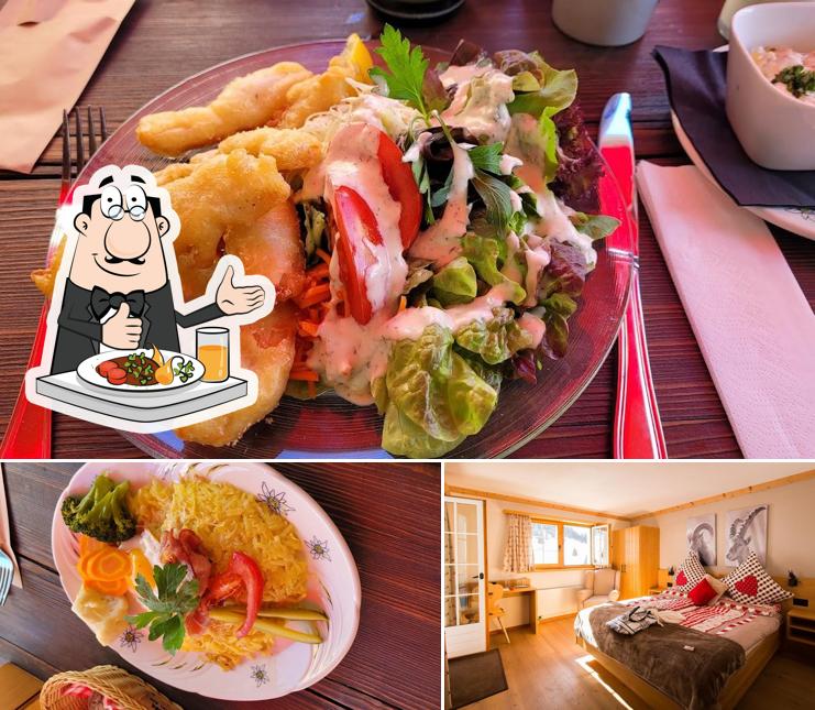 La foto della cibo e interni di Restaurant Madrisajoch