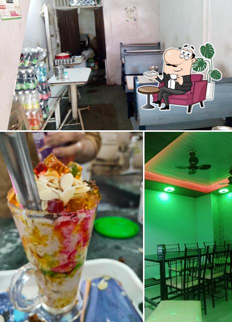 Among different things one can find interior and food at Maryam Tahari House