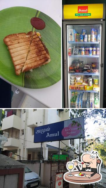 The restaurant's food and exterior