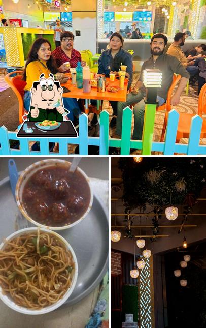 The restaurant's food and interior