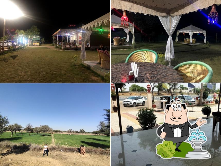 Enjoy the view at the outside area of Hotel Raj Darbar Enjoy the view at the outside area of Hotel Raj Darbar