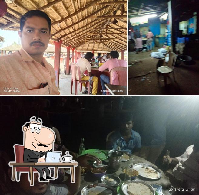 The interior of Sri Sai Durga Dhaba - Shankar