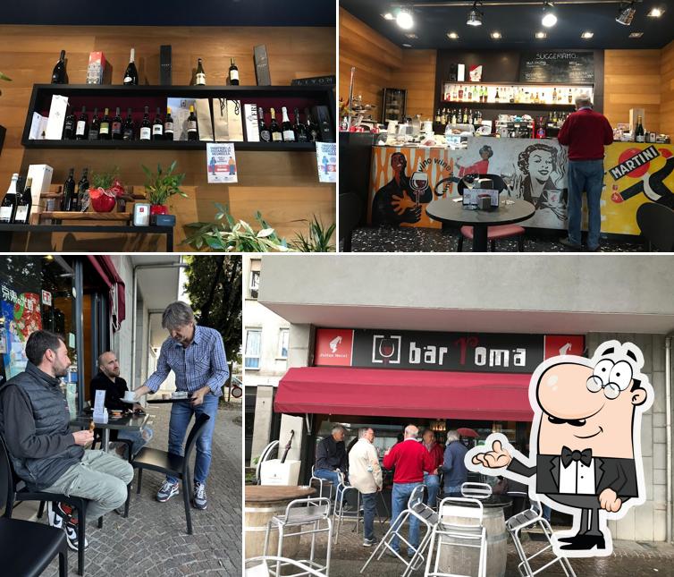 Gli interni di Bar Roma