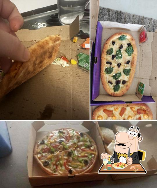 Food at Crusto's - Cheese Burst Pizza