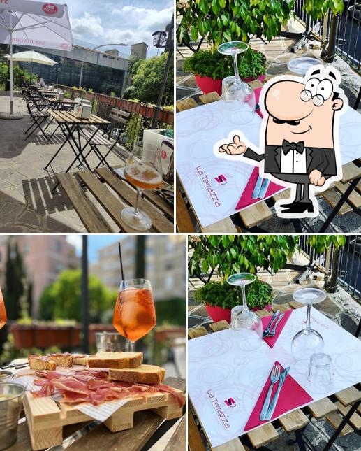 Gli interni di Caffè La Terrazza