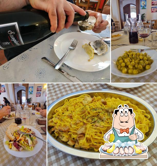 Ostriche al Locanda Le Fate