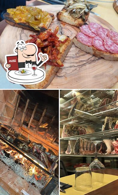 Tra le varie cose da Manzo Steak-House Manziana si possono trovare la cibo e interni