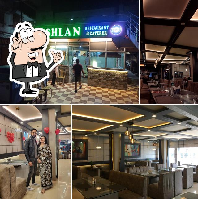 Take a seat at one of the tables at The Arsalan Siliguri