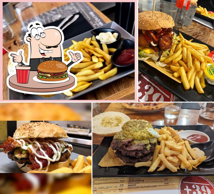 Concediti un bell'hamburger a Più39 Pizza Burger & More