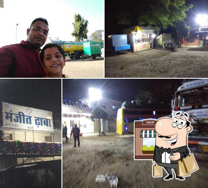 The exterior of Manjeet Dhaba
