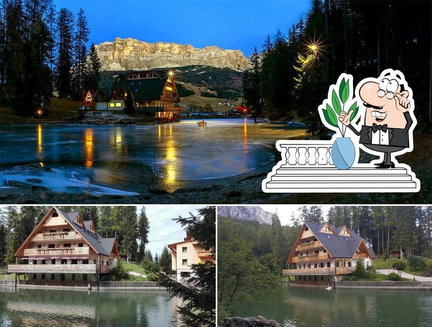 L'area esterna è una caratteristica importante di Residence Bistrò Ciasa Vedla