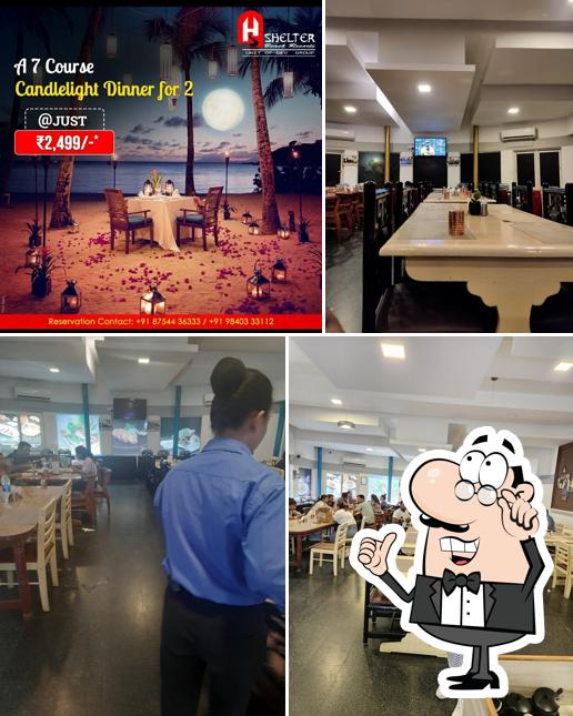 The interior of Samudra Restaurant