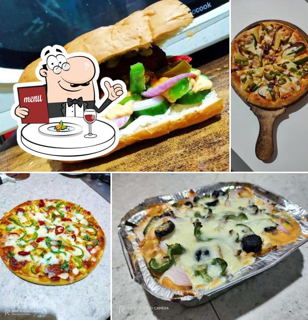 Food at Bake My Pizza