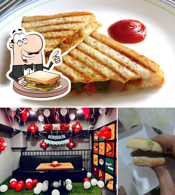 Grilled cheese sandwich at Banjo's The Food Chain - Bhabhanagar