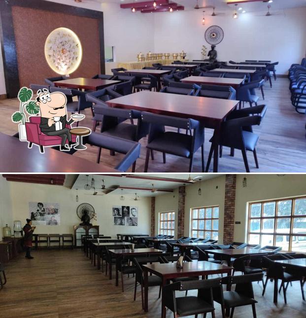 The interior of Upashana Restaurant