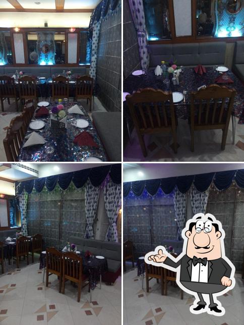 The interior of Hotel Mera Mann