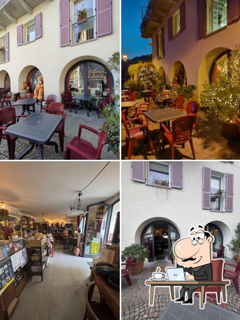 Gli interni di Osteria Colombo