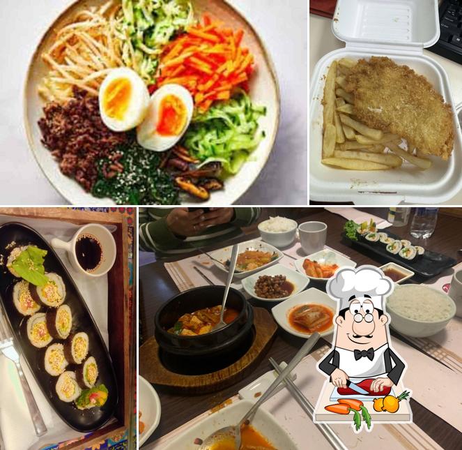 Bibimbap at Korean restaurant