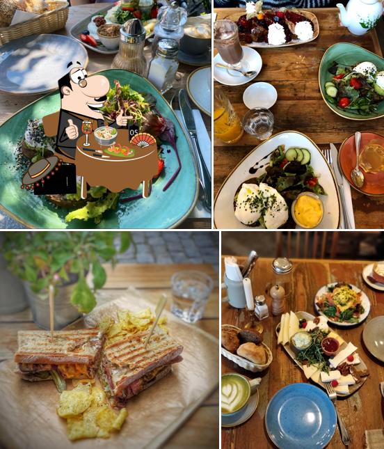 Platos en Café Krone