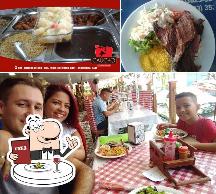 Comida em Churrascaria Do Gaúcho