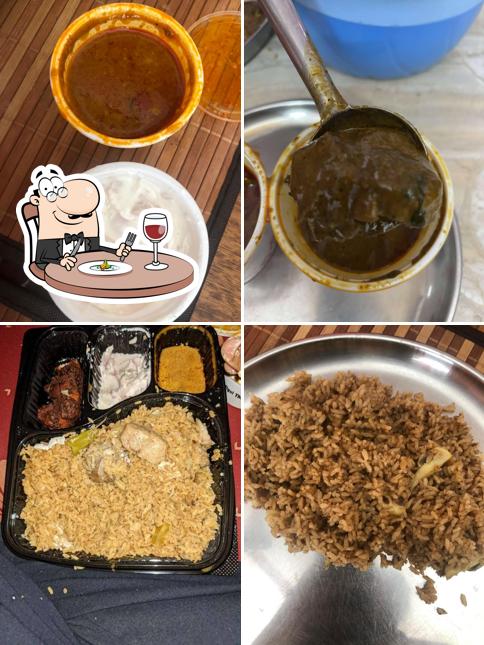 Chocolate mousse at Dindigul Thalappakatti Restaurant