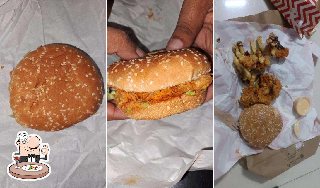 Meals at KHA - Burgers, Fries, Fried Chicken