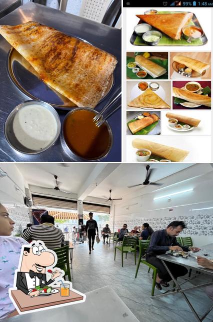 The image of Madras Cafe’s food and interior
