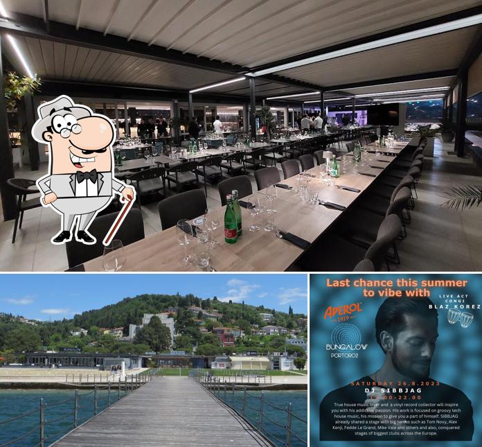 Tra le varie cose da Bungalow Portorož si possono trovare la esterno e interni