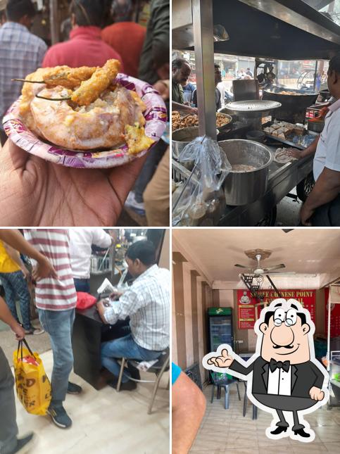 Among various things one can find interior and food at Mohan khasta