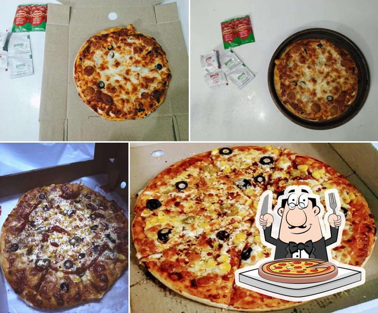 Order different kinds of pizza