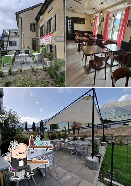 Gli interni di Café-Restaurant Buffet de la Gare à Charrat