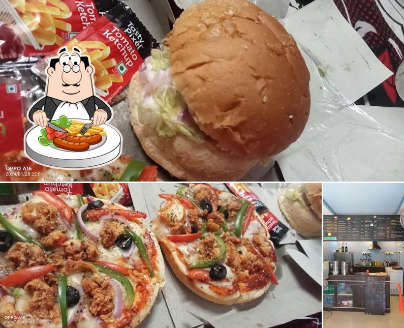 The restaurant's food and beverage