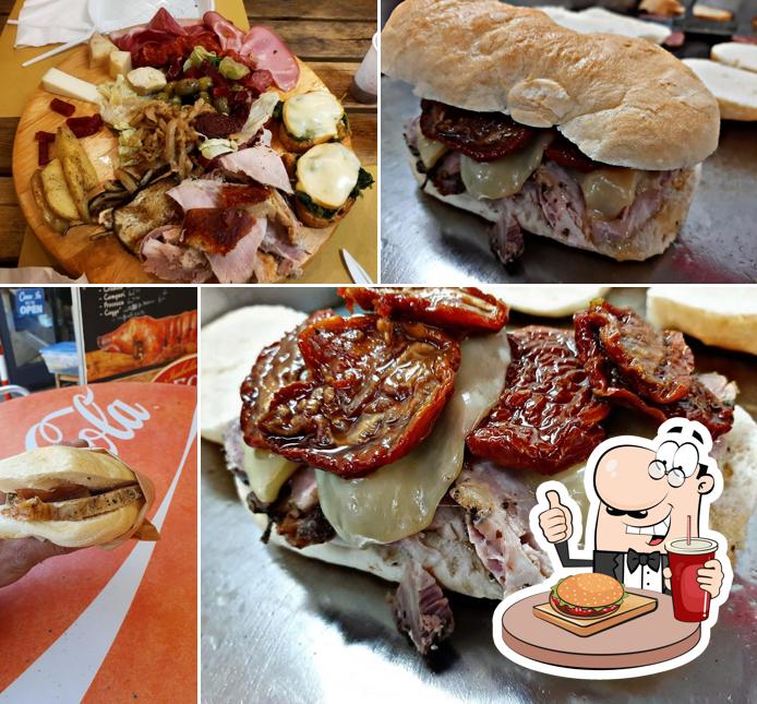 Prova un hamburger a La Porchetta all'ombrellino