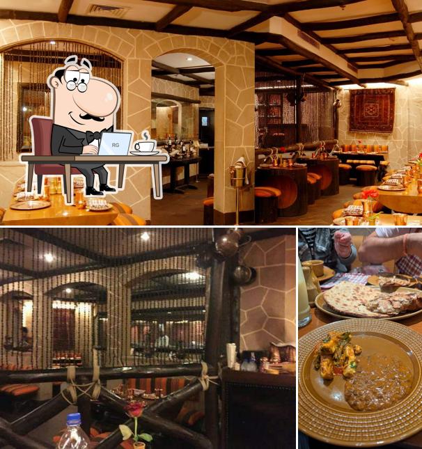The interior of PESHAWRI