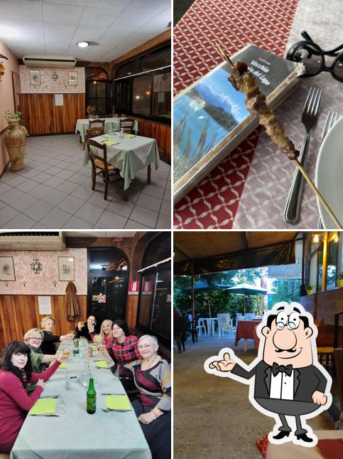 Gli interni di Vecchia Hosteria Del Lago